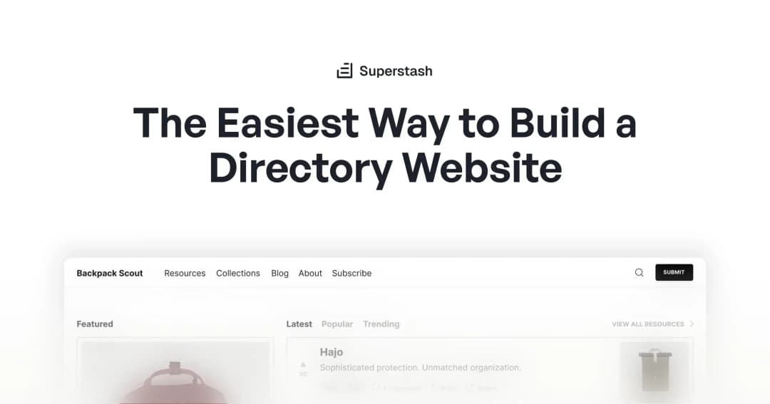 Introducing Superstash — A Directory Website Builder Thumbnail